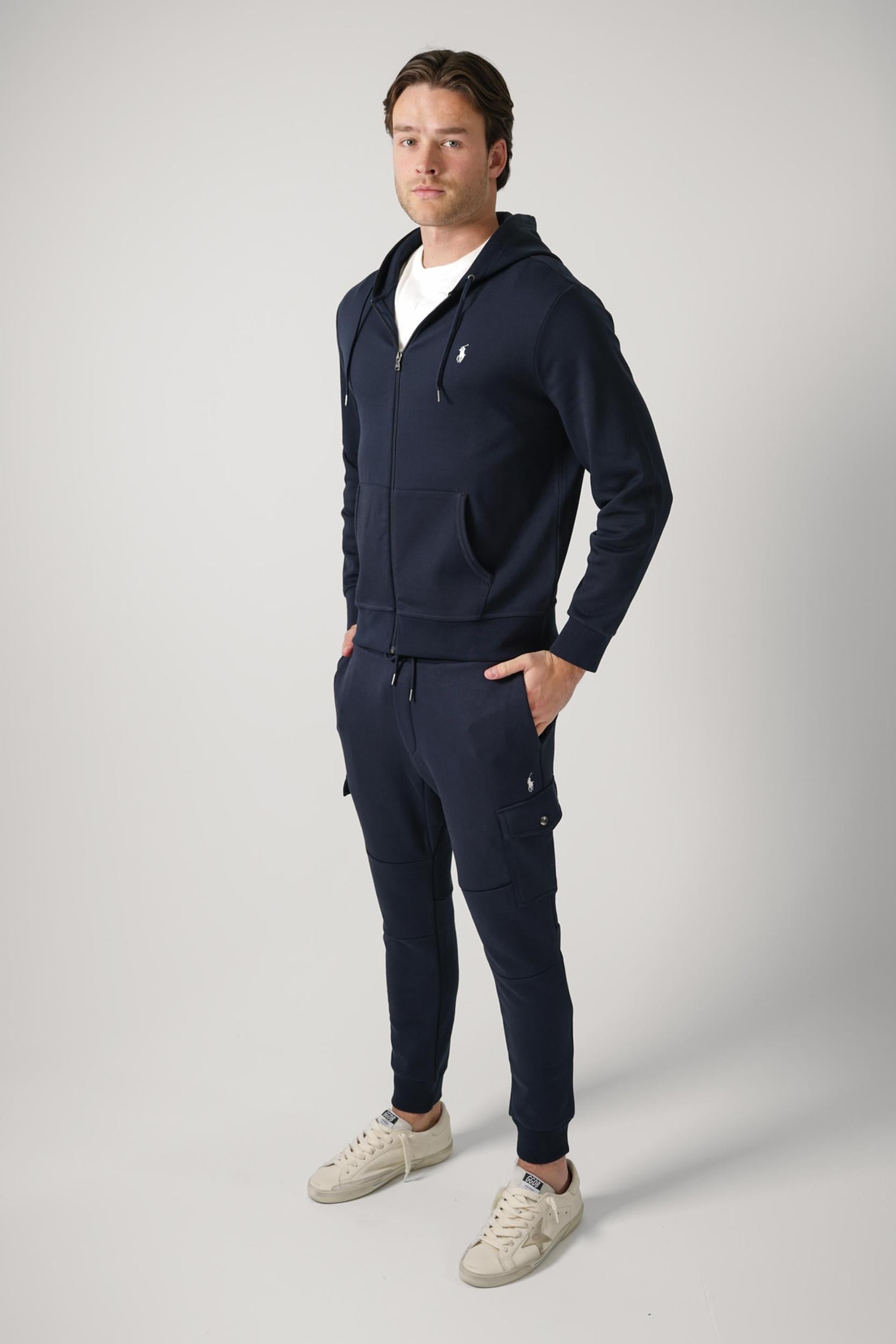 Ralph Lauren Fleece Zip-Up Vest Navy