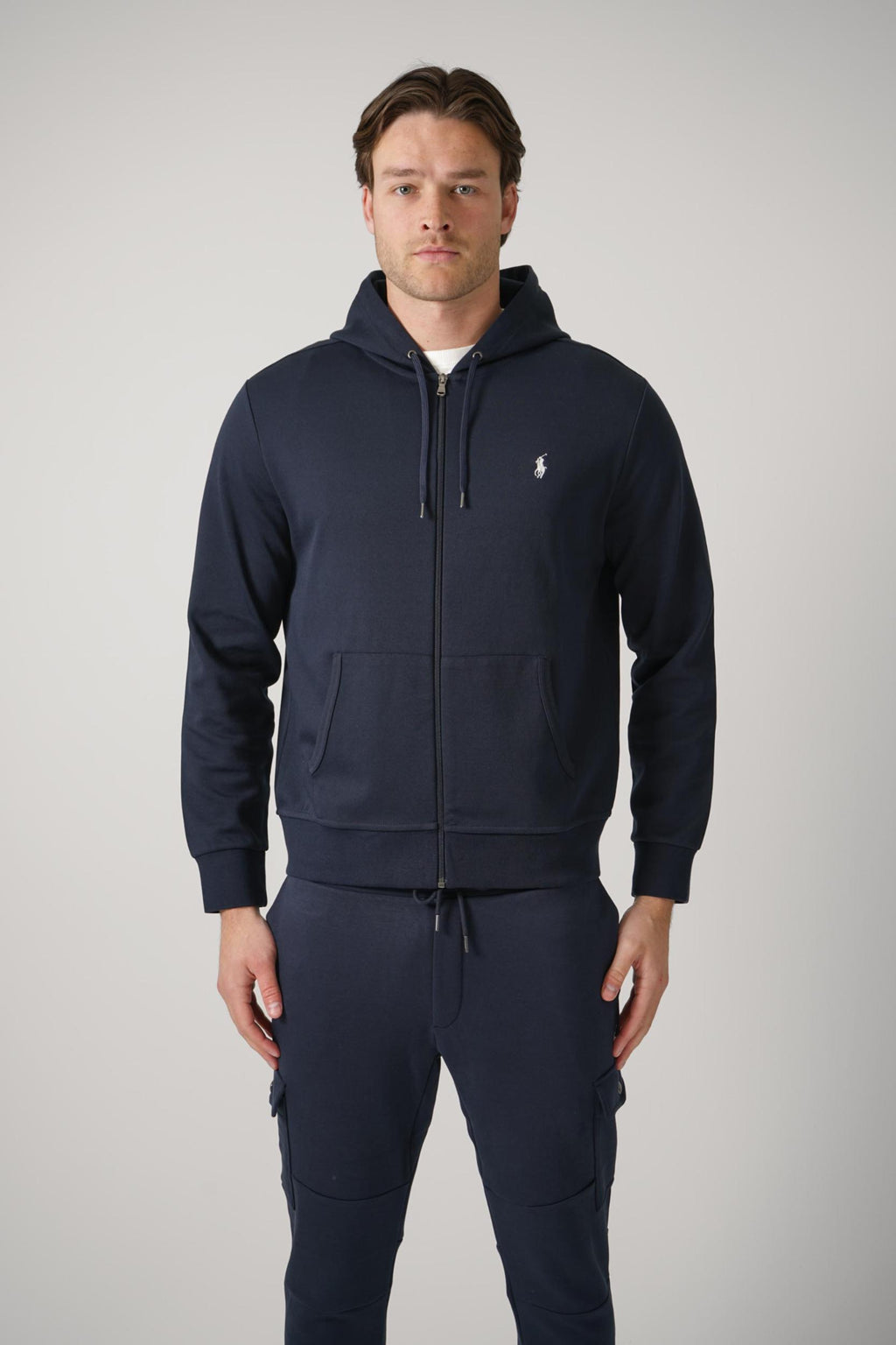 Ralph Lauren Fleece Zip-Up Vest Navy