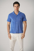 Ralph Lauren French Terry Polo Shirt Light Blue