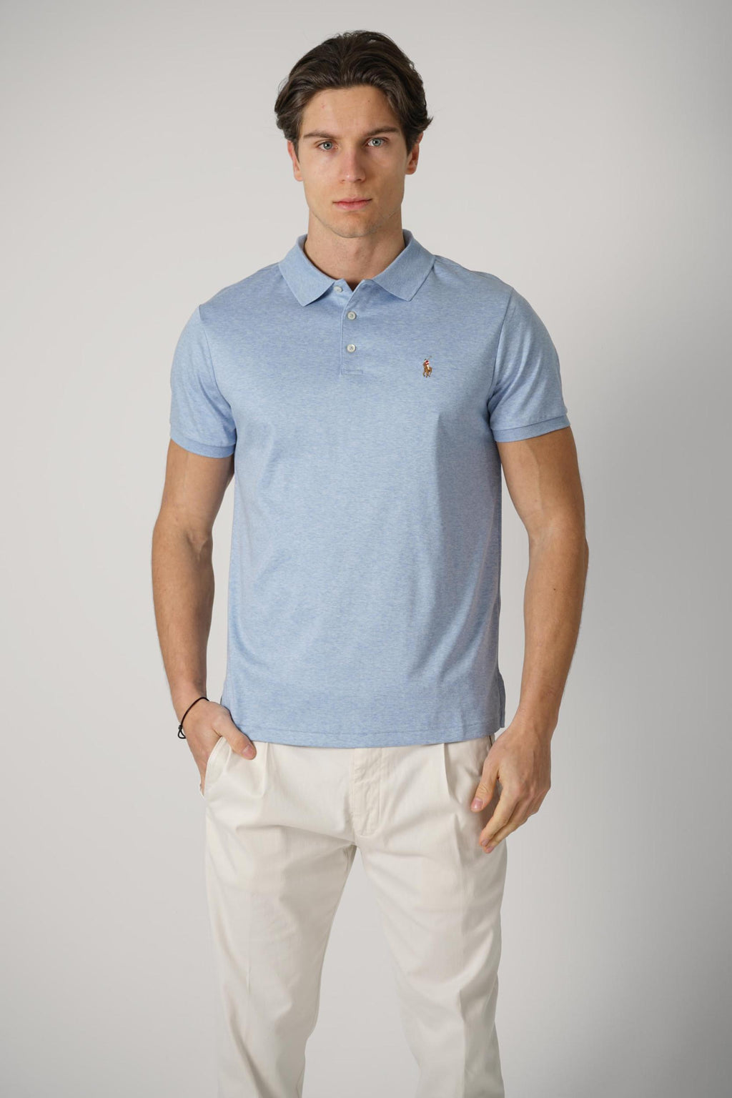 Ralph Lauren Jersey Fit Polo Blue