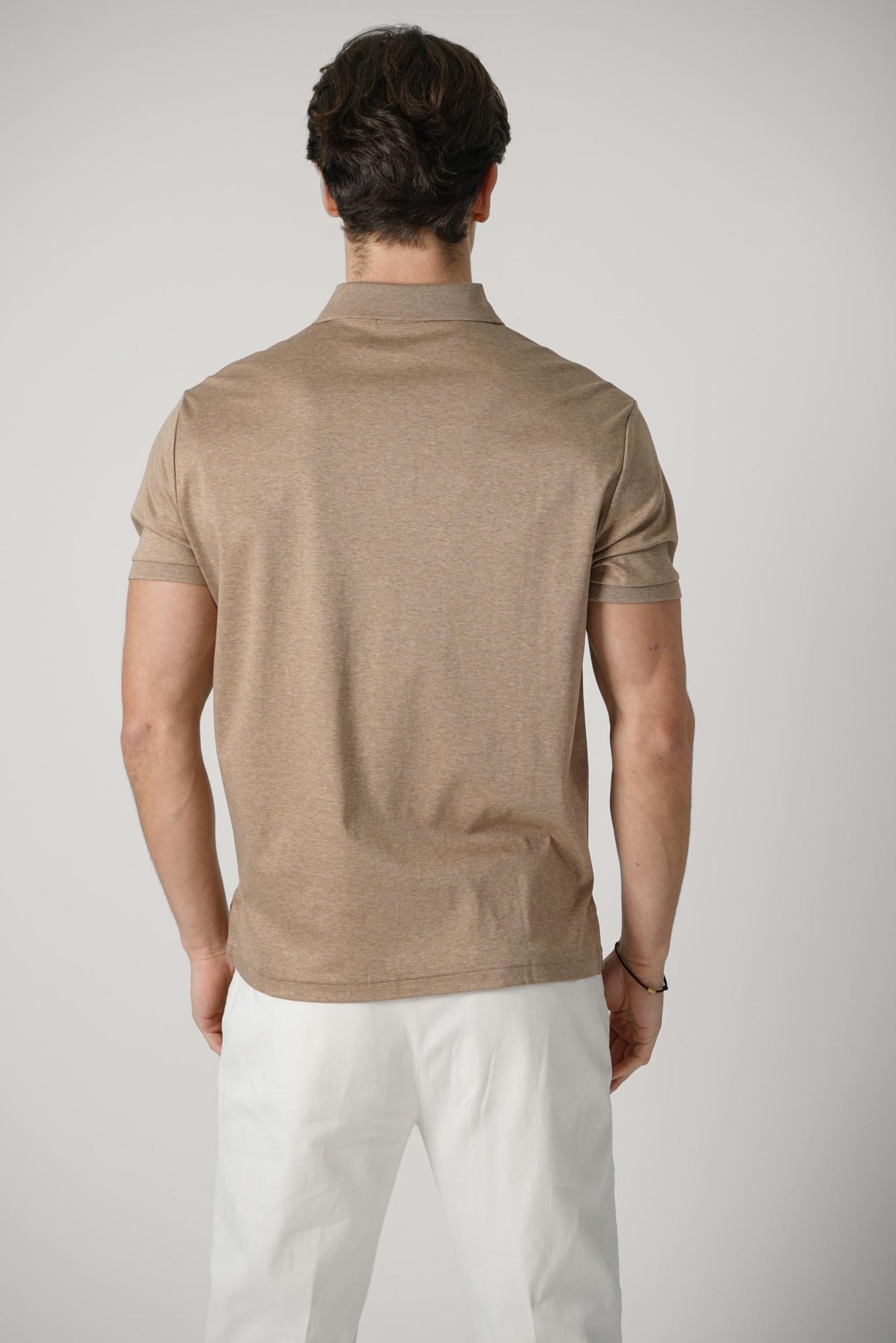 Ralph Lauren Jersey Fit Polo Brown