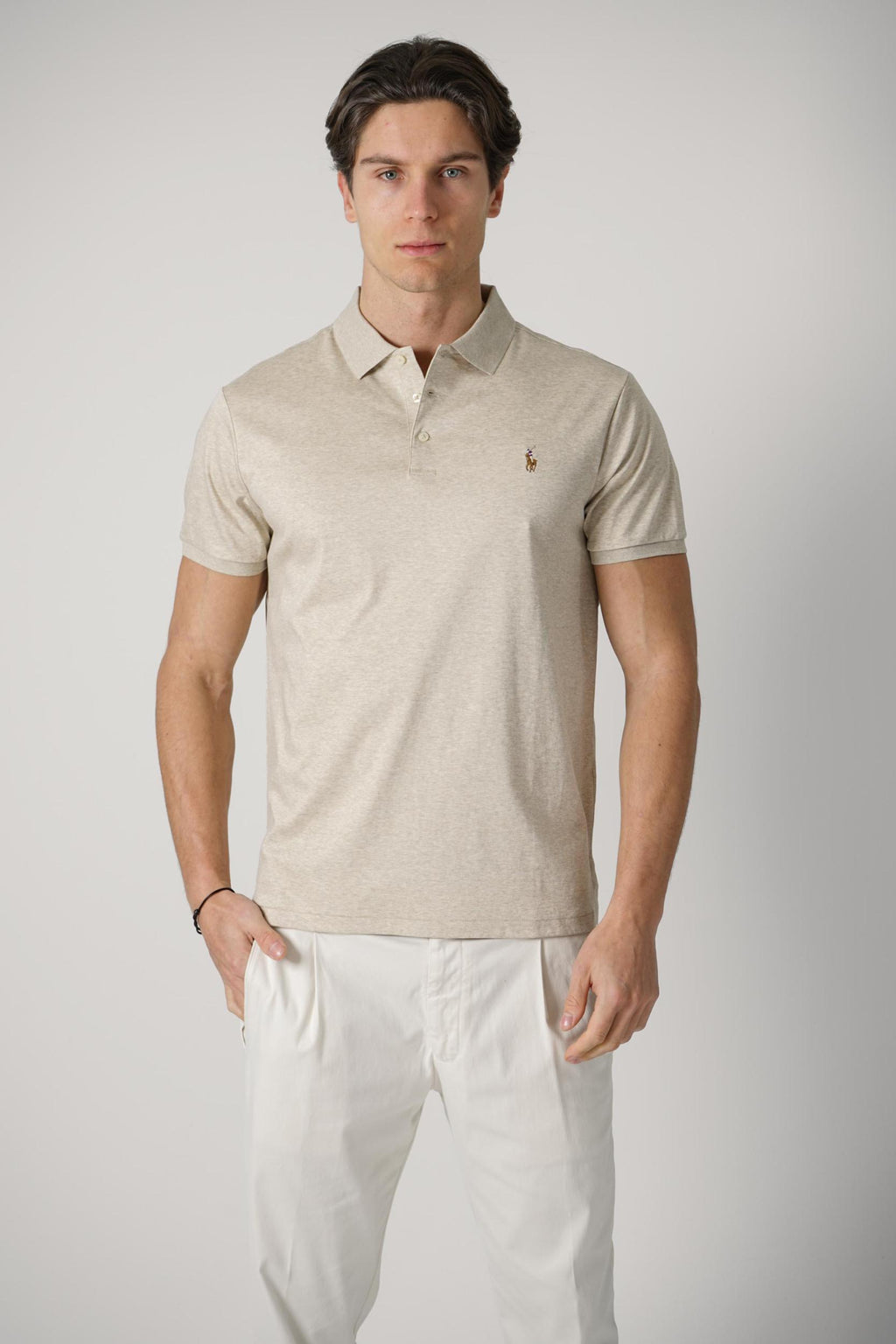 Ralph Lauren Jersey Fit Polo Dune