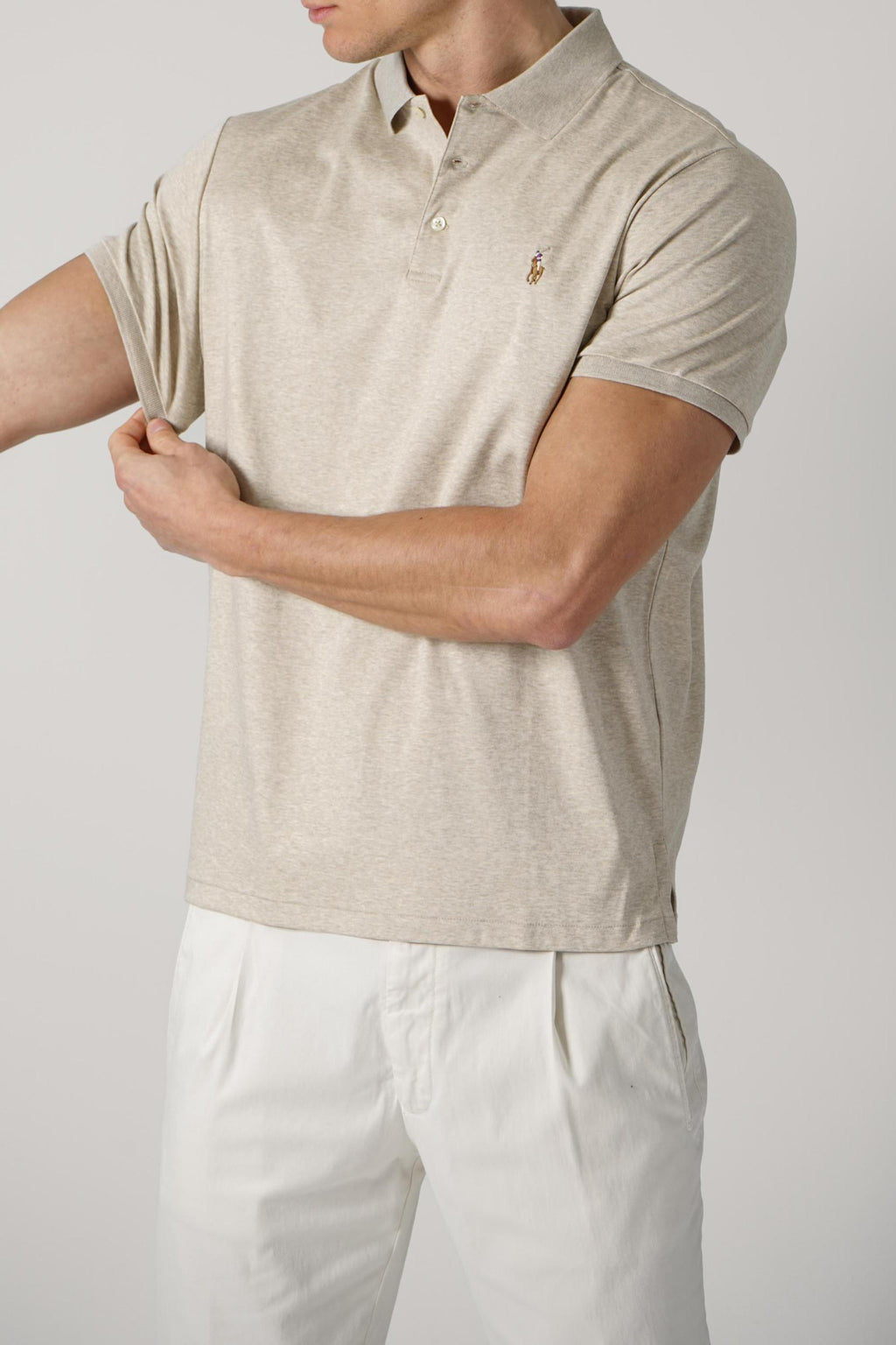 Ralph Lauren Jersey Fit Polo Dune