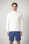 Ralph Lauren Knitted Half-Zip Sweater White