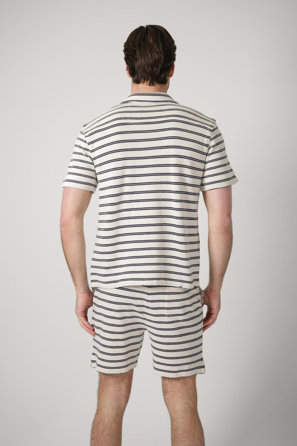 Ralph Lauren Knitted Striped Polo White