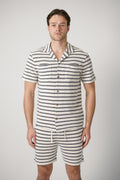 Ralph Lauren Knitted Striped Polo White