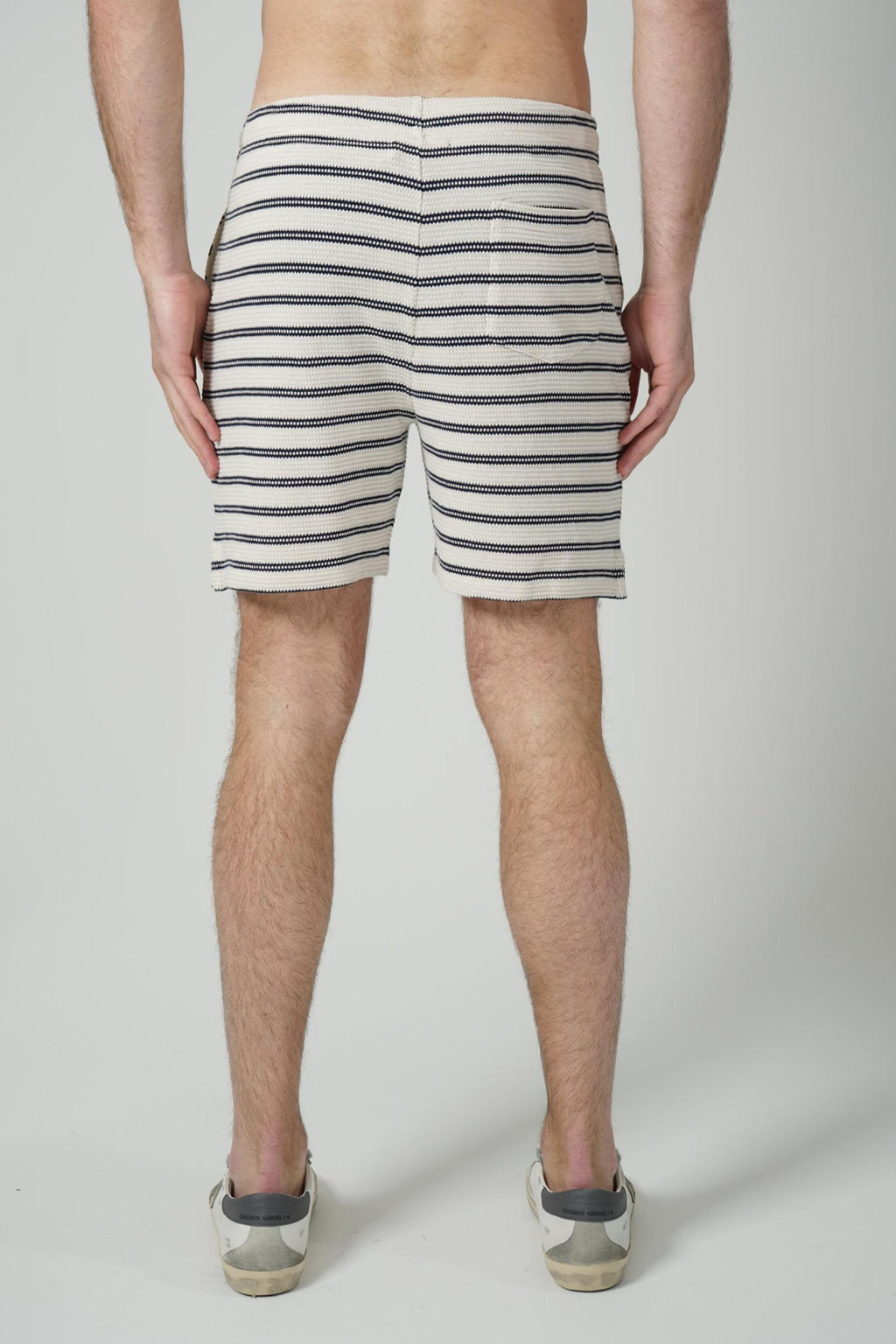 Ralph Lauren Knitted Striped Shorts White