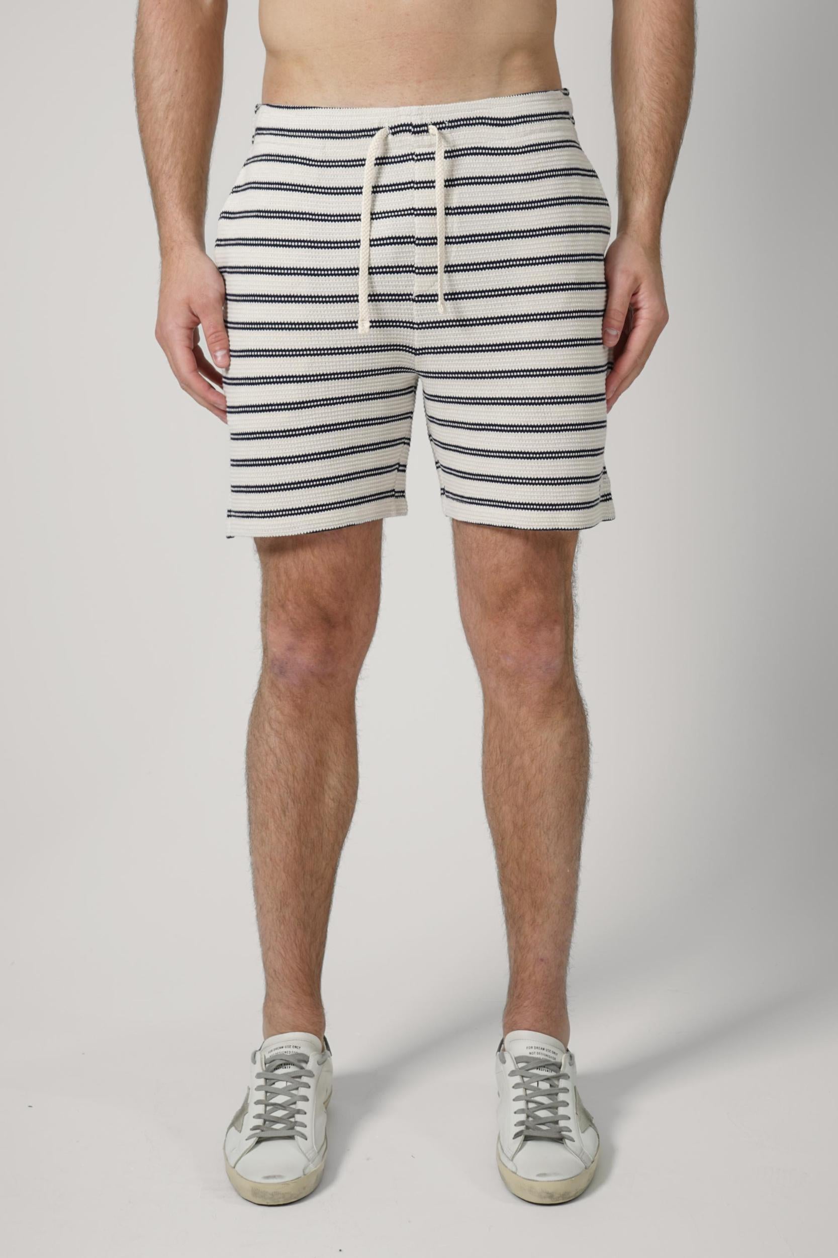 Ralph Lauren Knitted Striped Shorts White