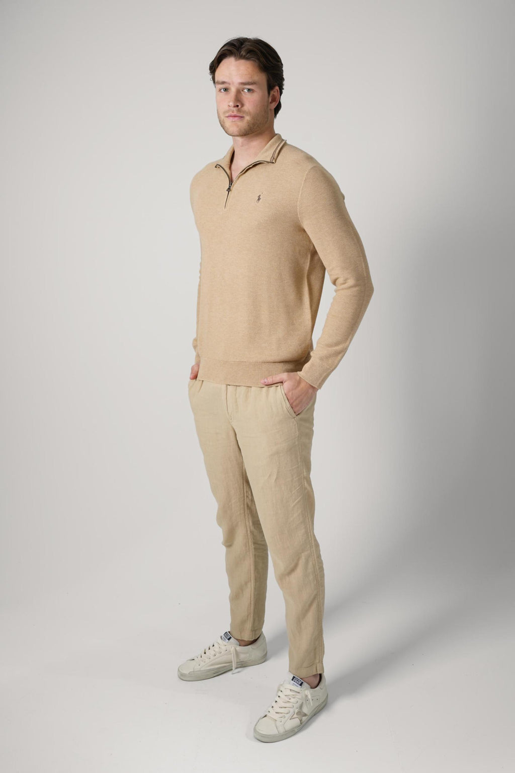 Ralph Lauren Linen Trousers Khaki