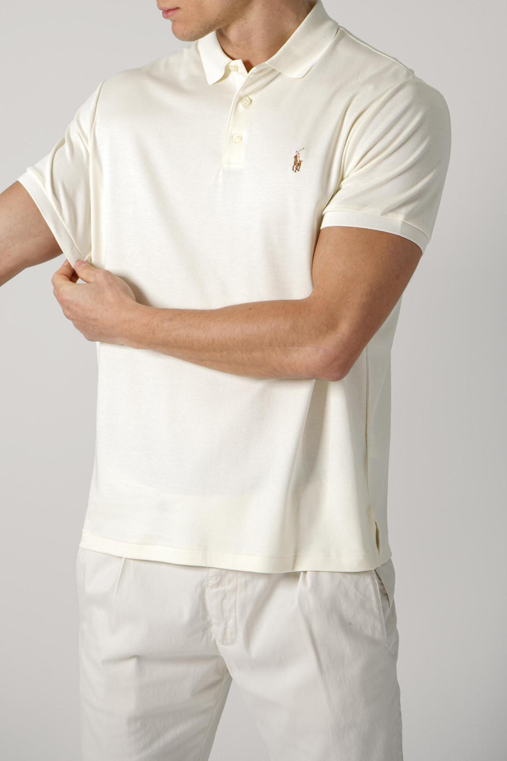 Ralph Lauren Polo Jersey Fit Pale Cream