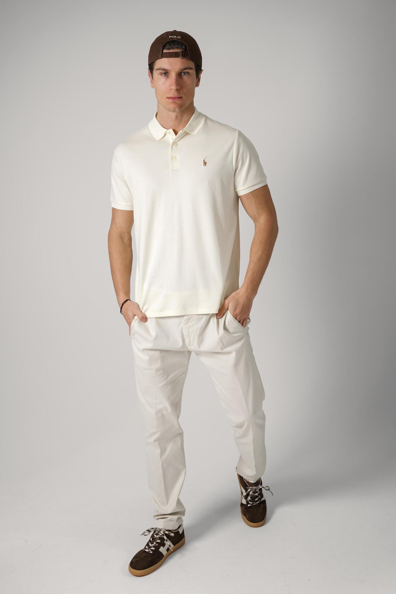 Ralph Lauren Polo Jersey Fit Pale Cream