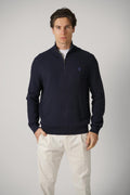 Ralph Lauren Quarter Zip Knitwear Navy