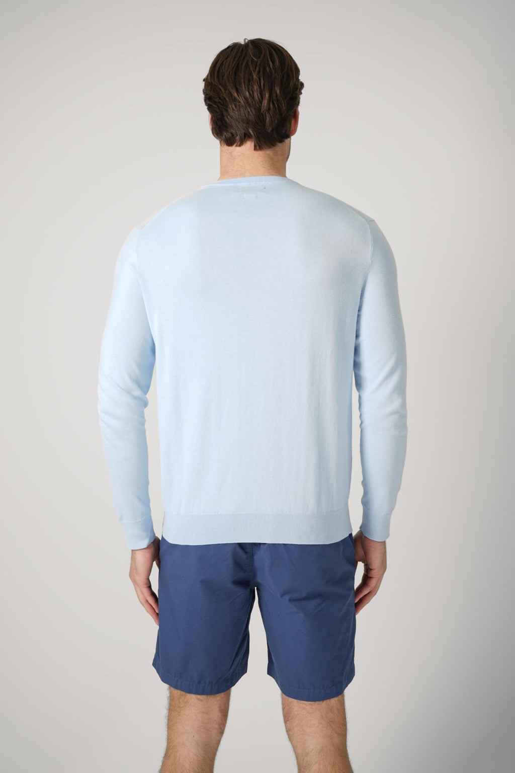 Ralph Lauren Slim Fit Knit Sweater Light Blue