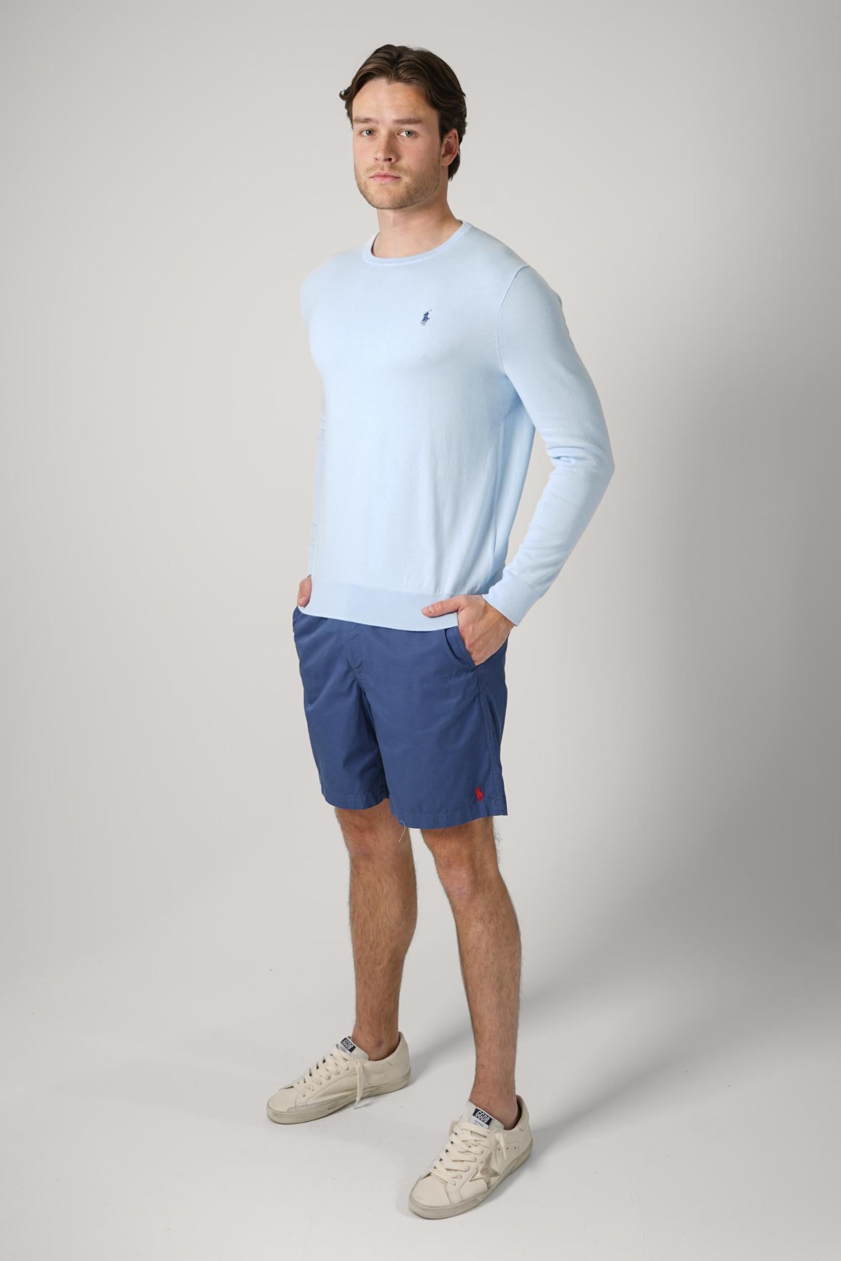 Ralph Lauren Slim Fit Knit Sweater Light Blue