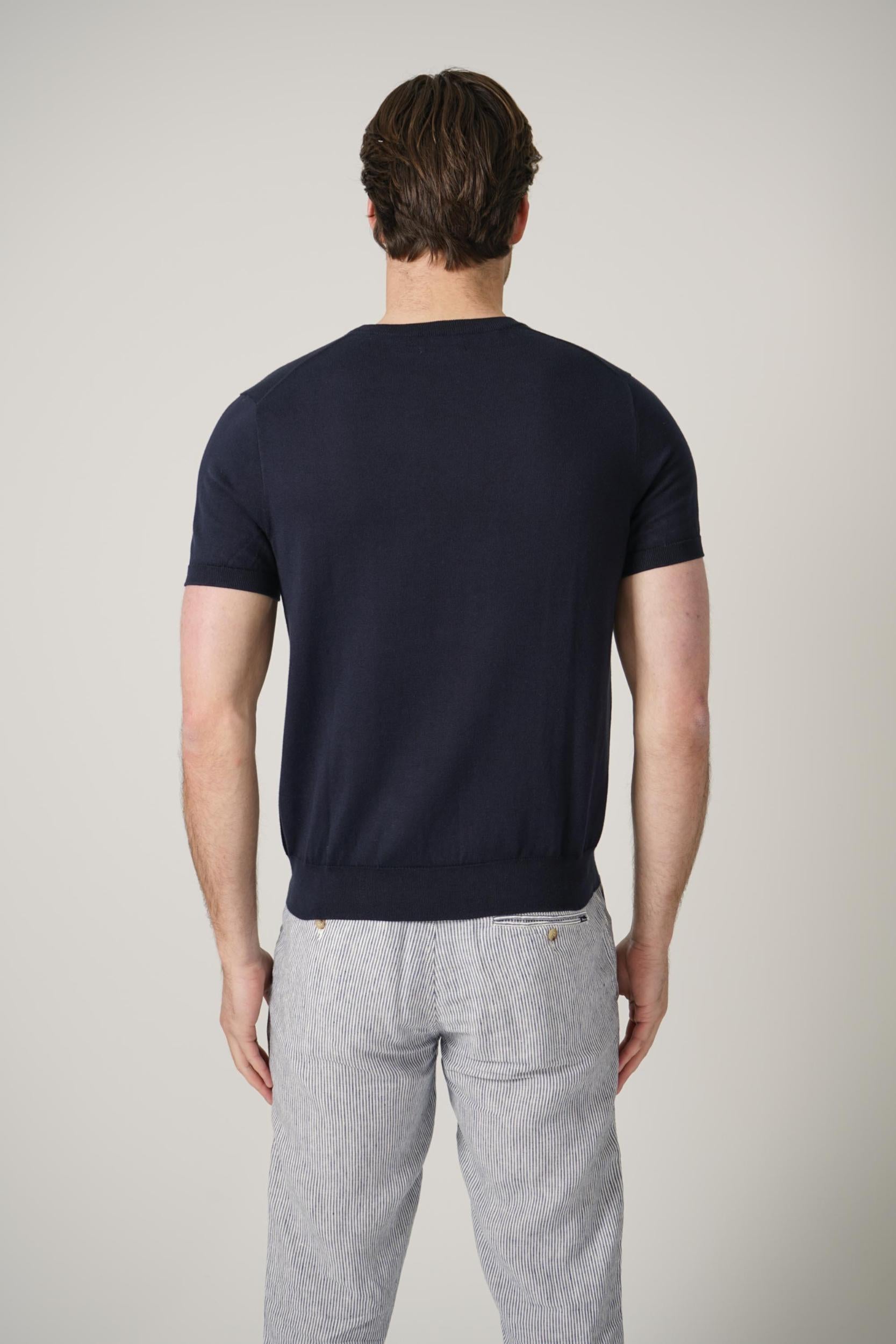 Ralph Lauren Slim Fit Knit T-Shirt Navy
