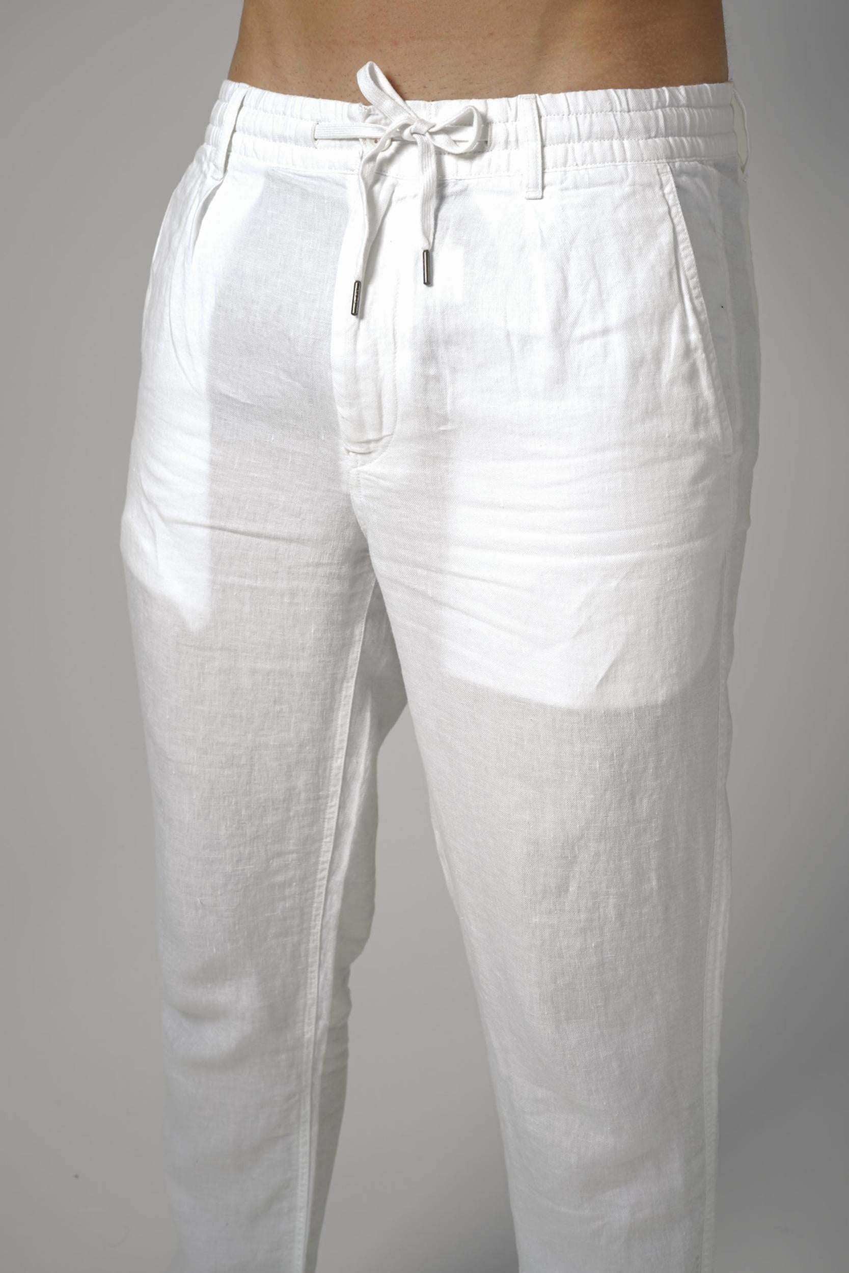 Ralph Lauren Slim Tapered Fit Linen Trousers