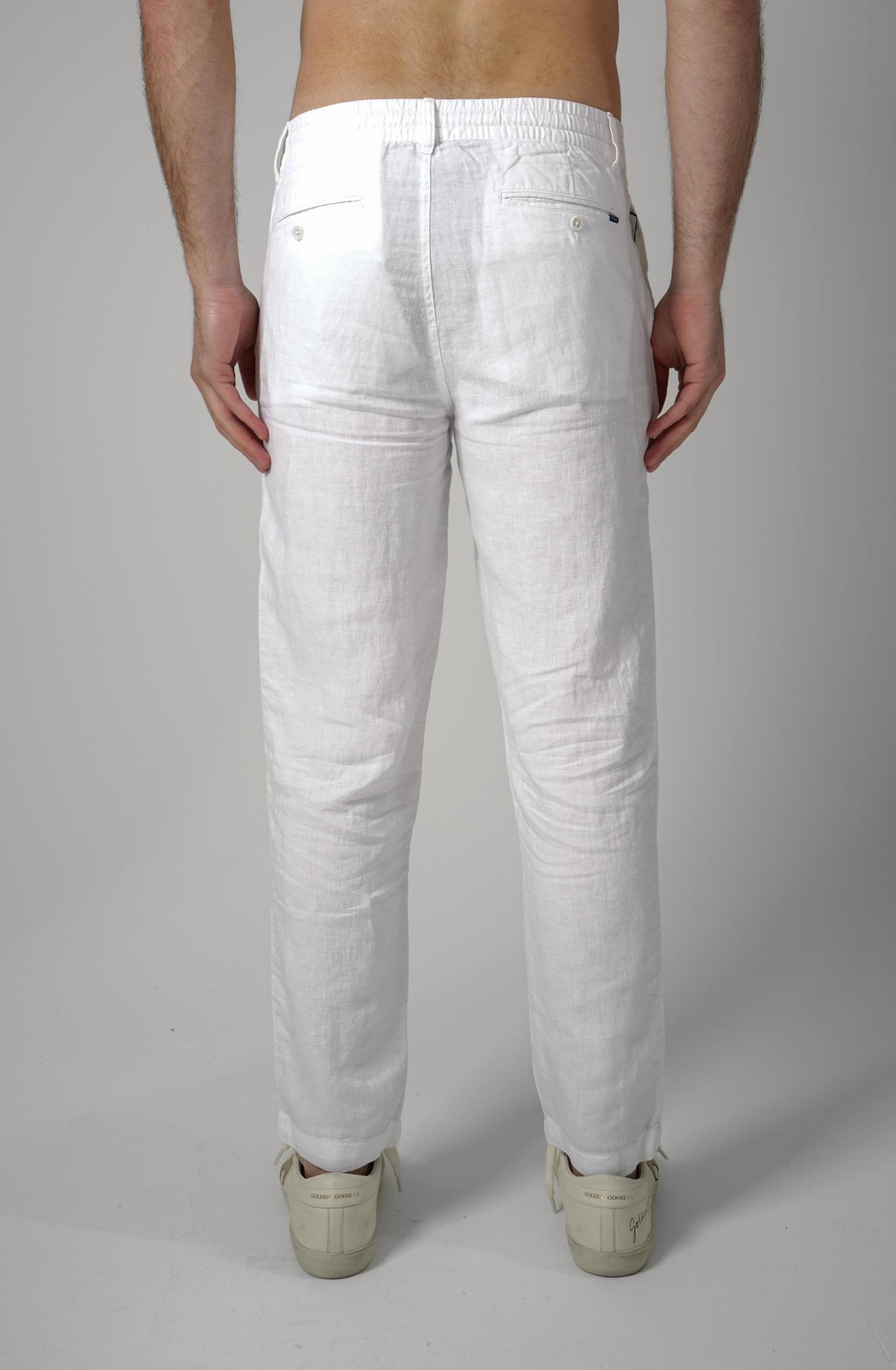 Ralph Lauren Slim Tapered Fit Linen Trousers