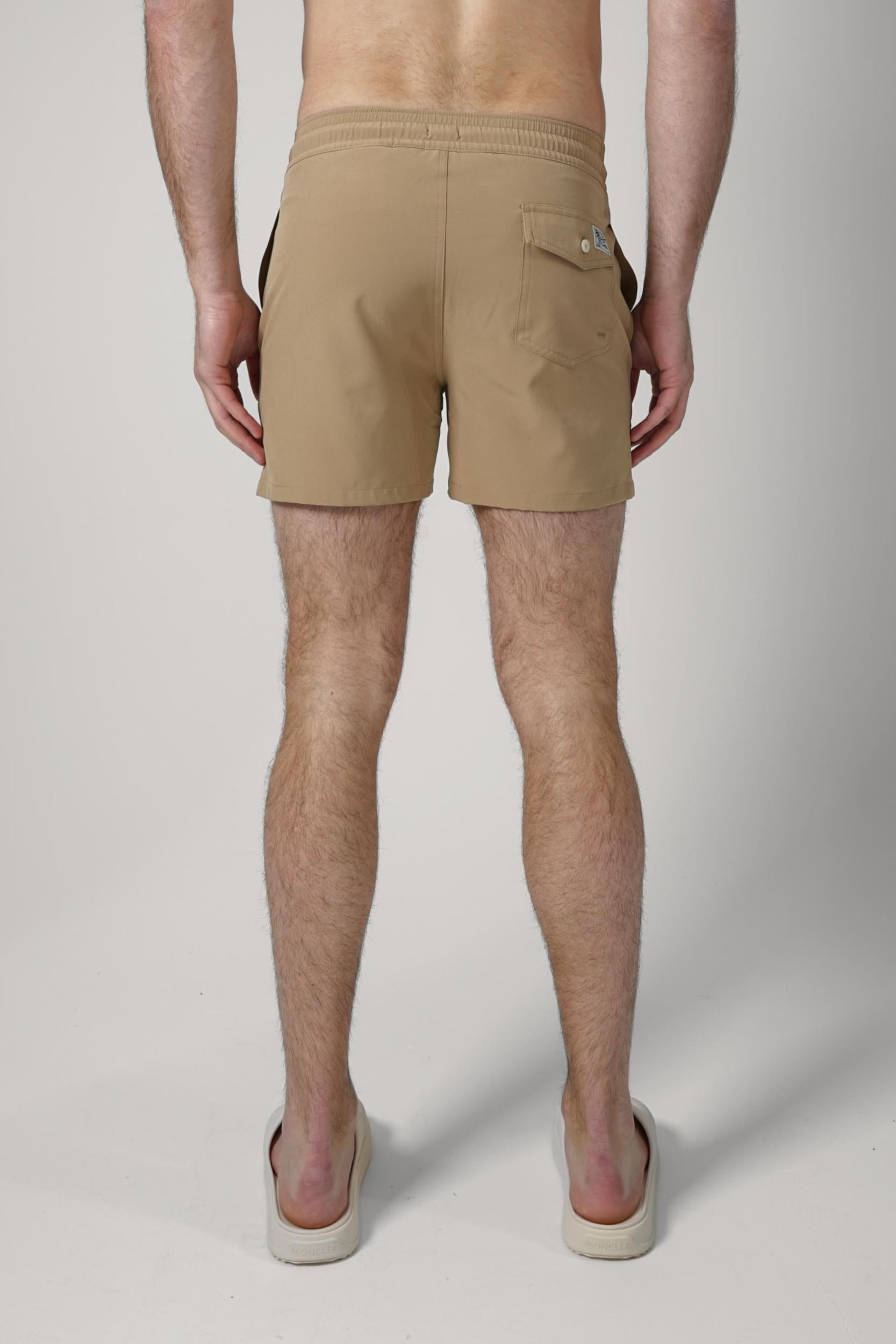 Ralph Lauren Slim Traveler Swimming Shorts Tan