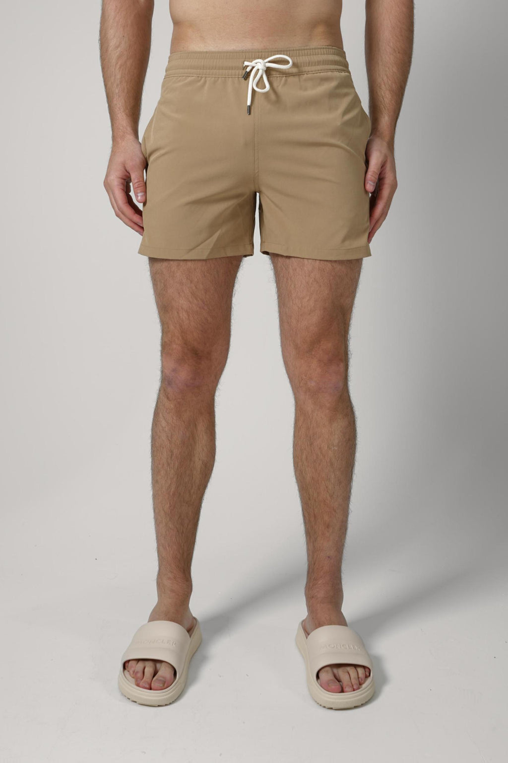 Ralph Lauren Slim Traveler Swimming Shorts Tan