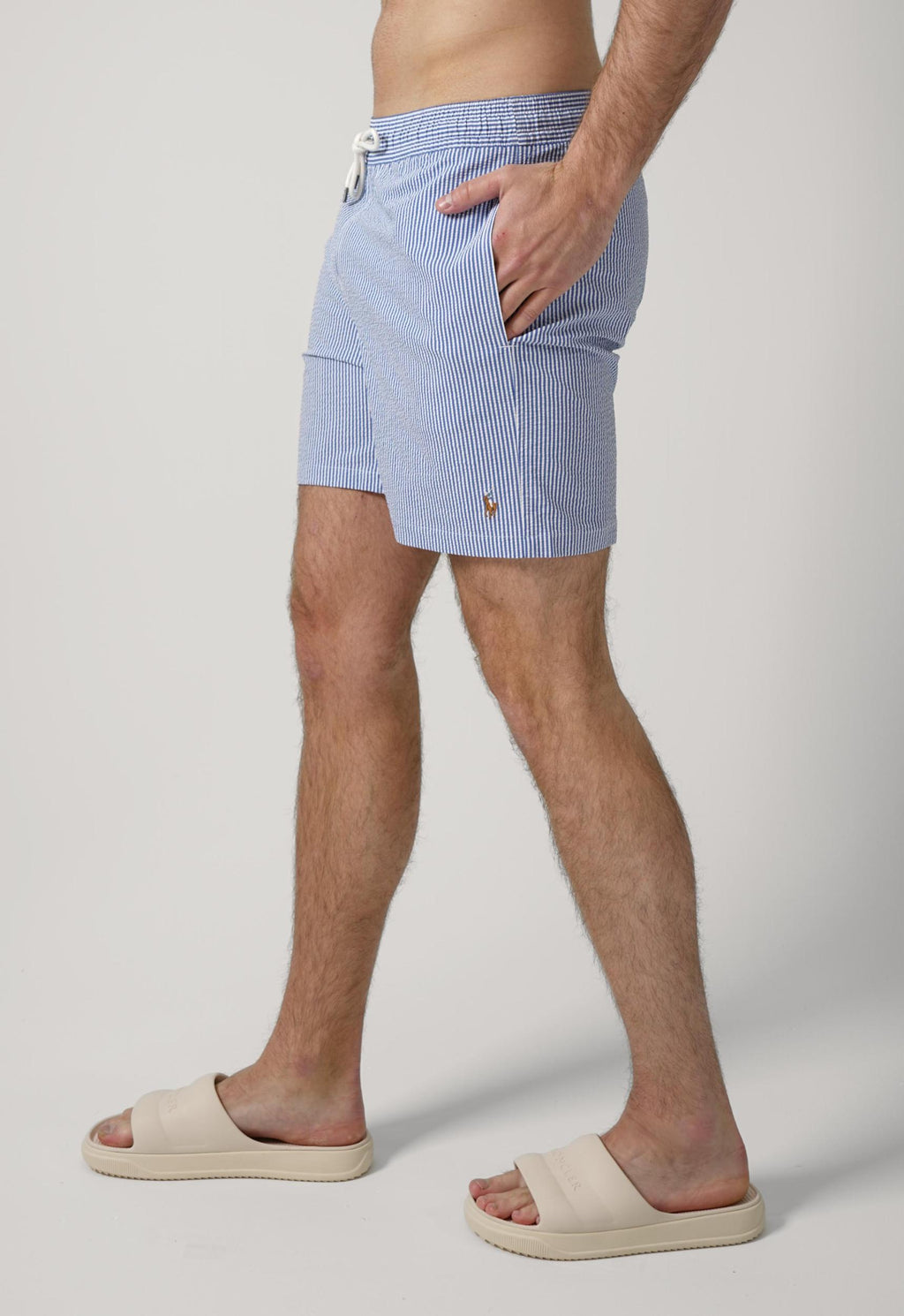 Ralph Lauren Traveler Swimming Short Striped Blue