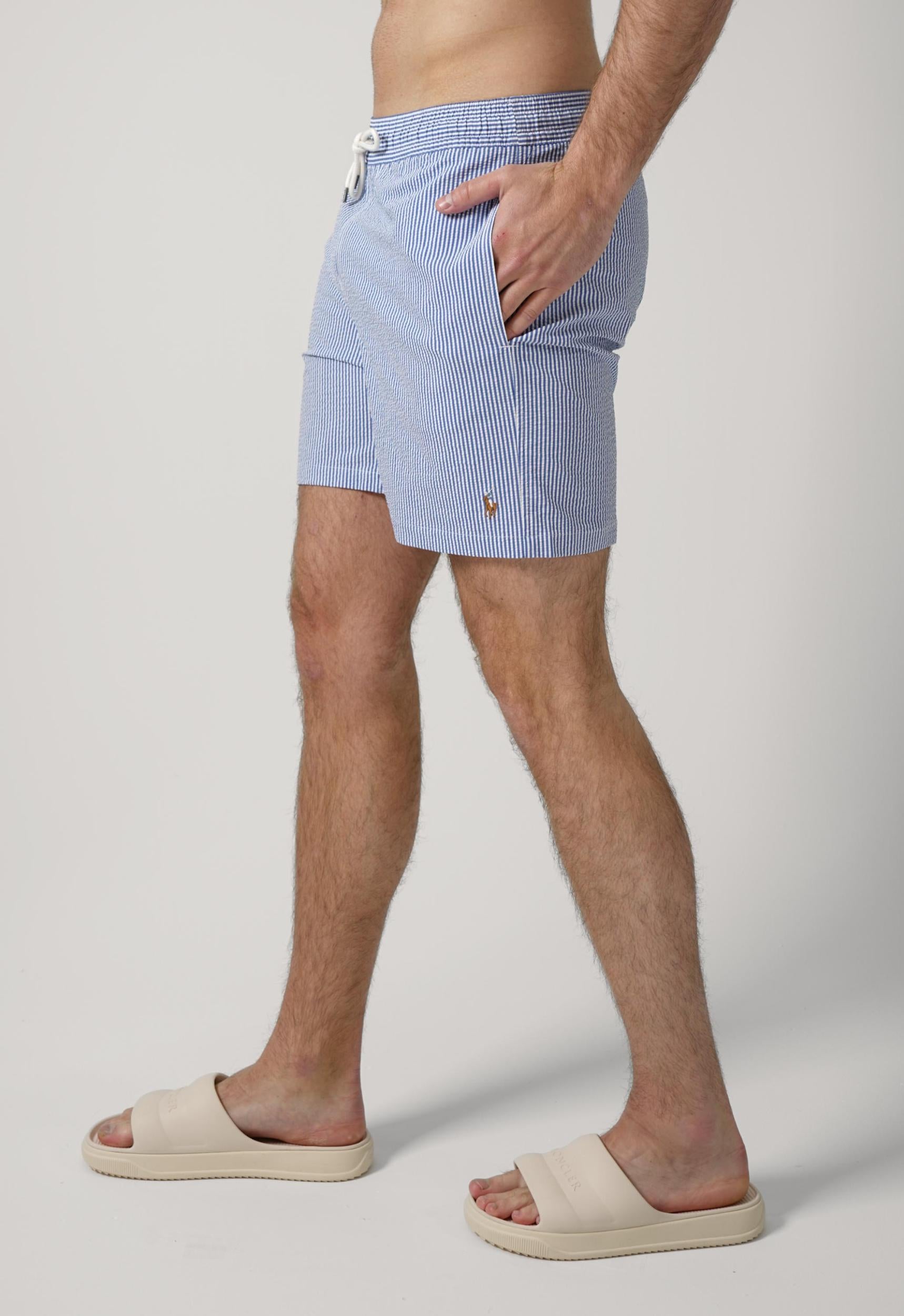 Ralph Lauren Traveler Swimming Short Striped Blue