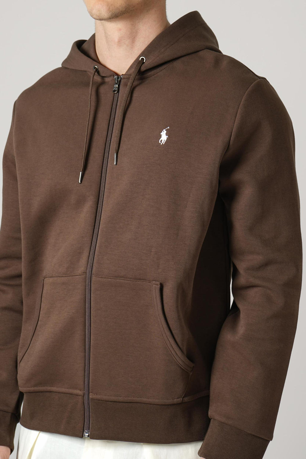 Ralph Lauren Zip-Up Hoodie Brown