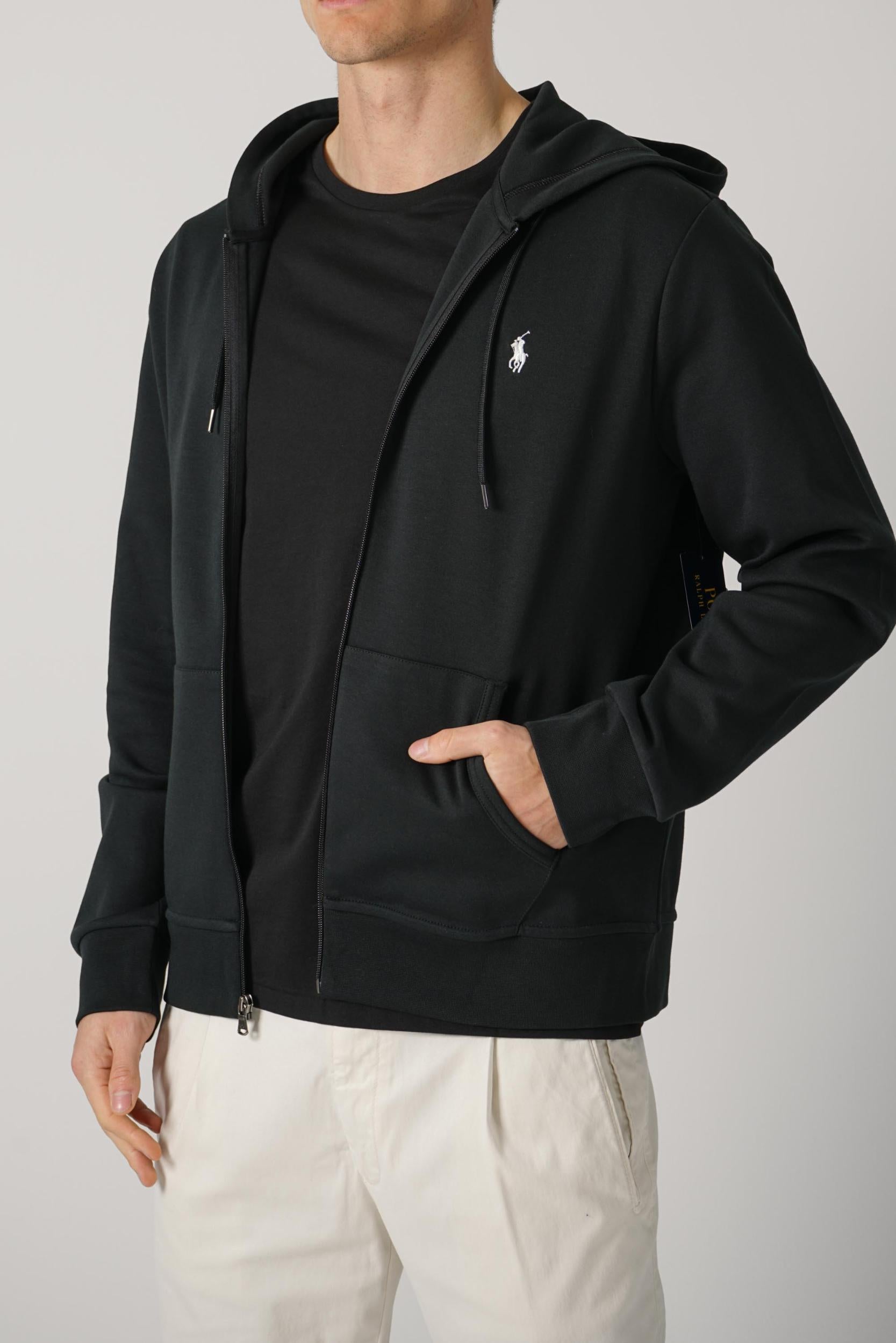 Ralph Lauyren Zip-Up Hoodie Black