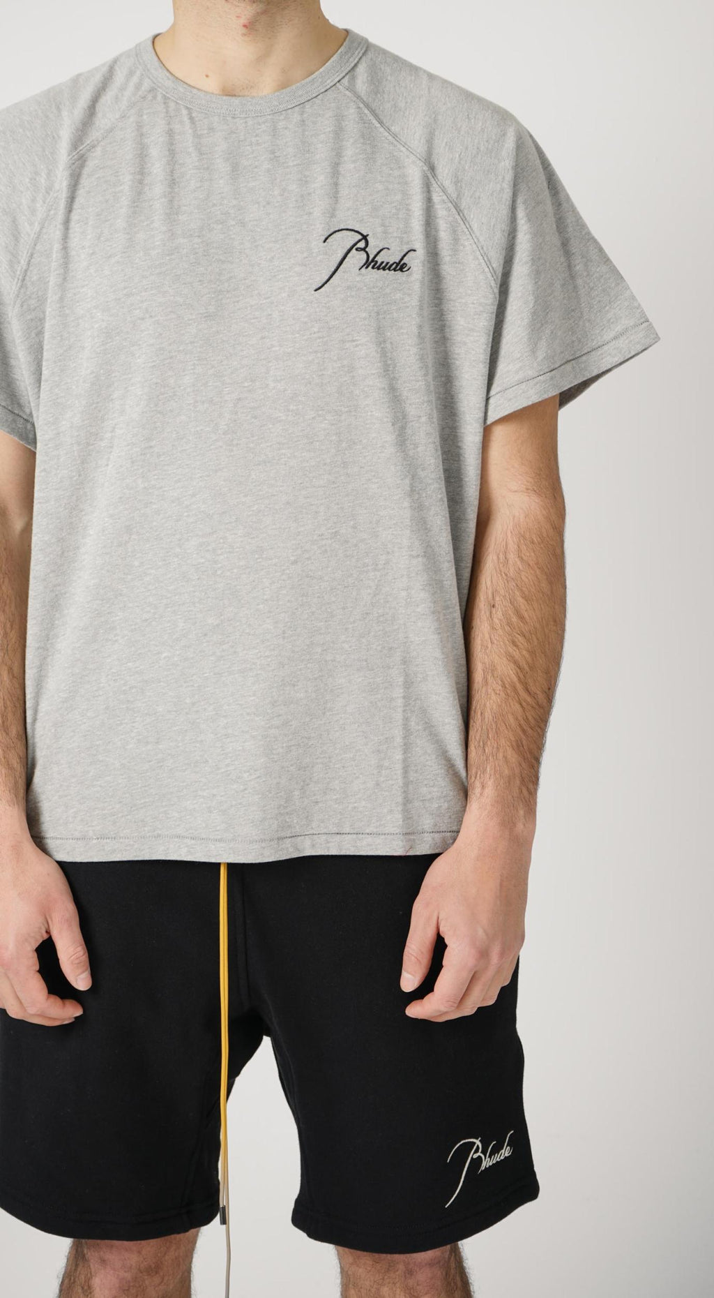 Rhude Classique Raglan Tee Grey