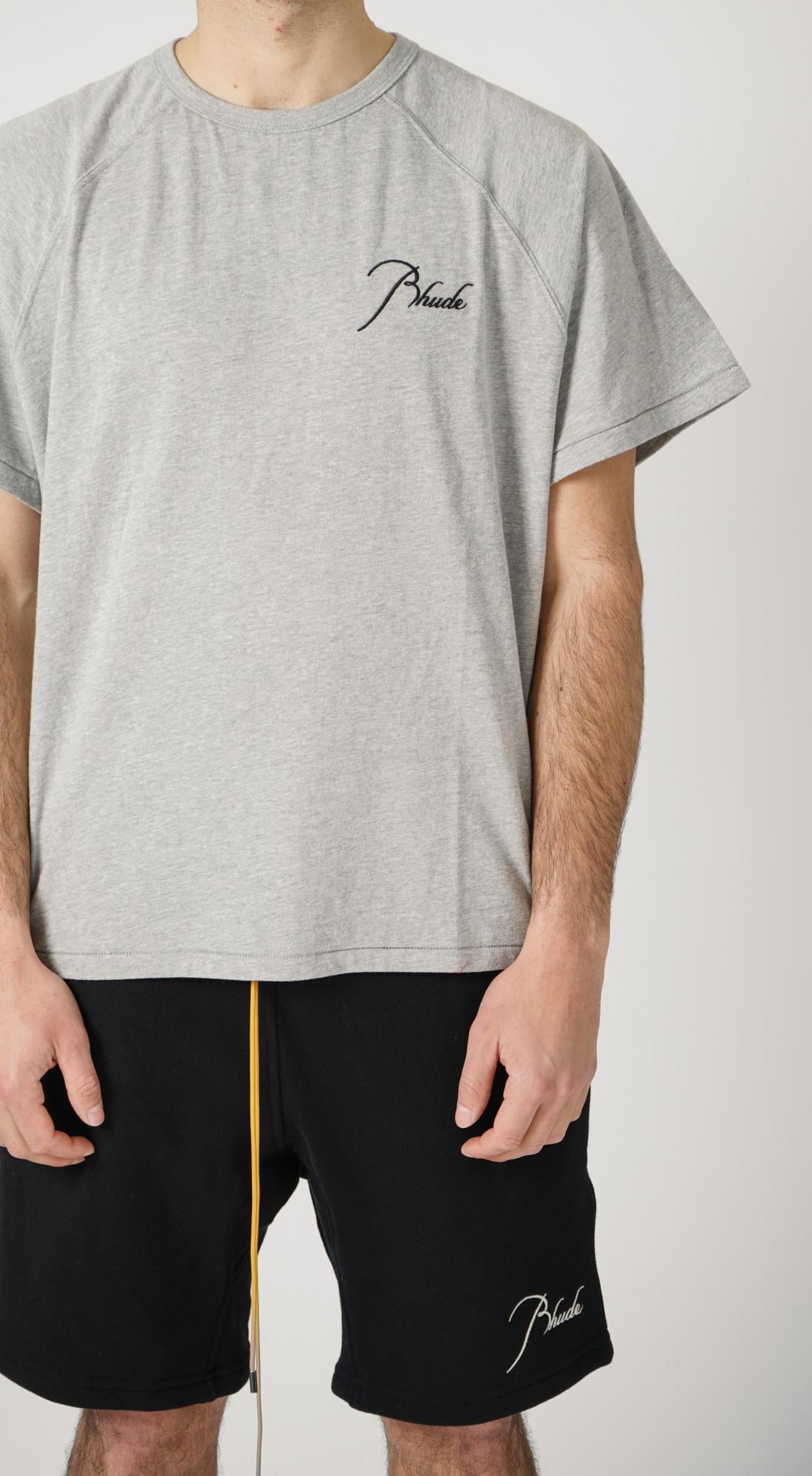 Rhude Classique Raglan Tee Grey