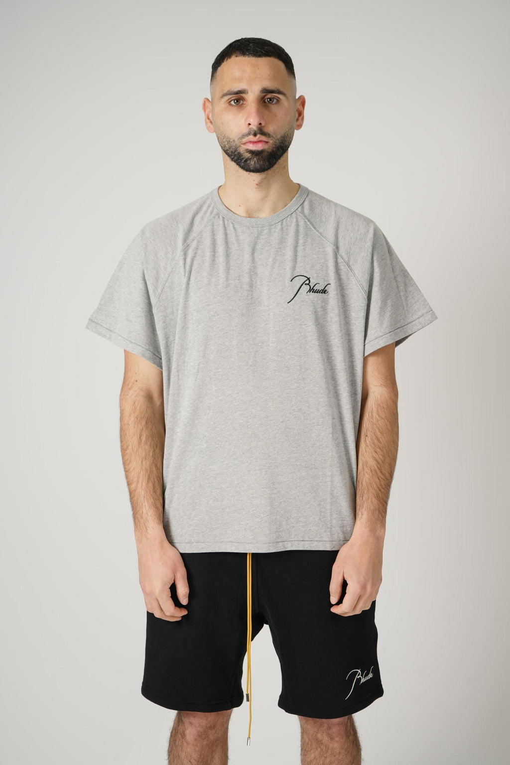 Rhude Classique Raglan Tee Grey