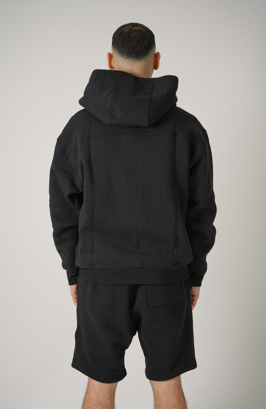 Rhude Classique Zip-Up Hoodie Black