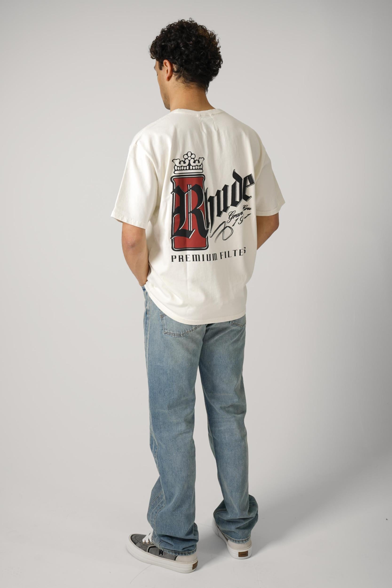 Rhude Fumar 91 Tee Vintage White/Black/Red