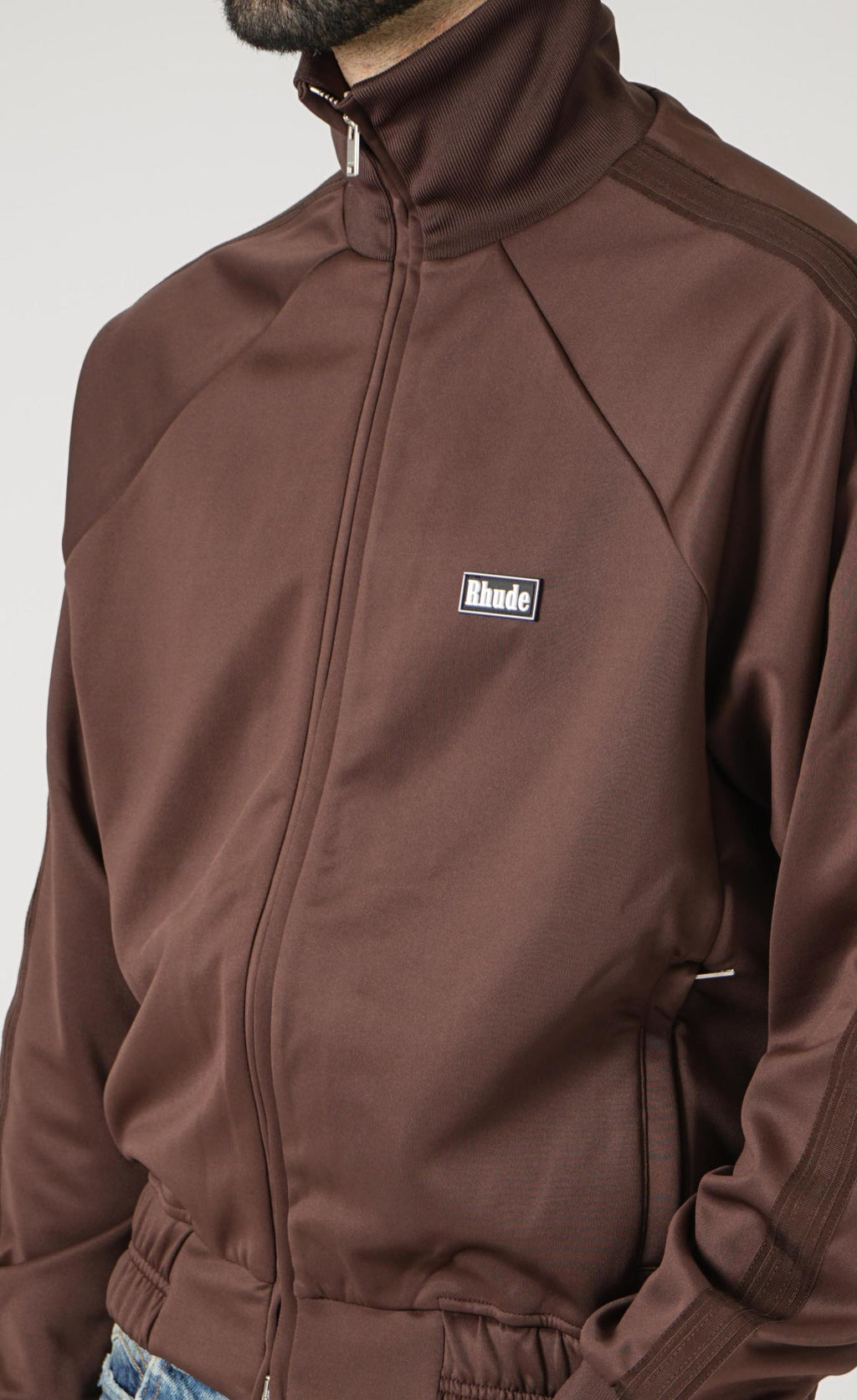 Rhude Hampton Track Jacket Chocolate