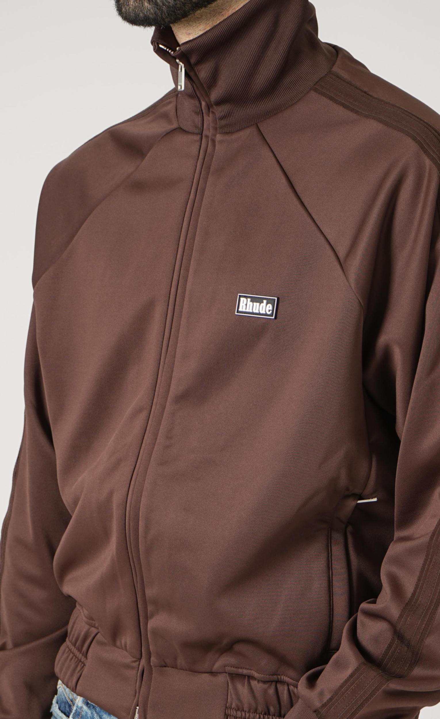 Rhude Hampton Track Jacket Chocolate