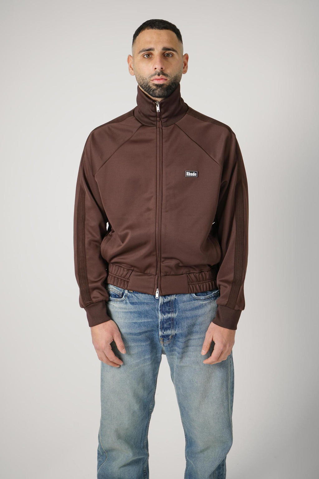Rhude Hampton Track Jacket Chocolate