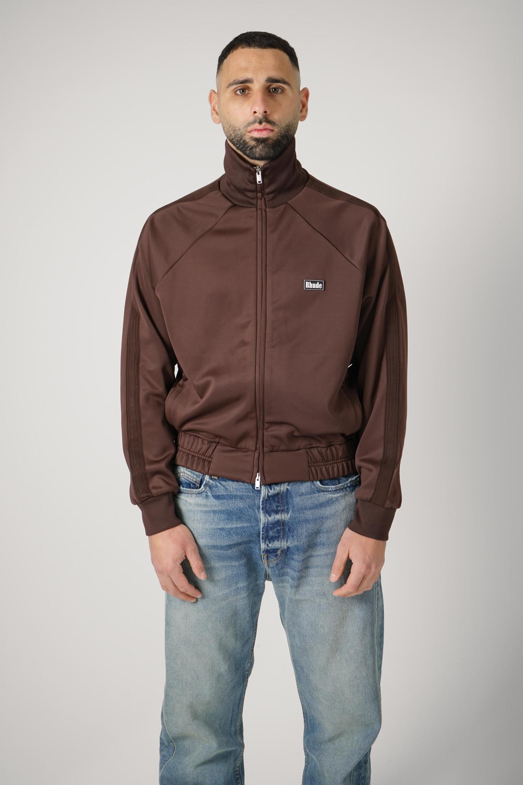 Rhude Hampton Track Jacket Chocolate