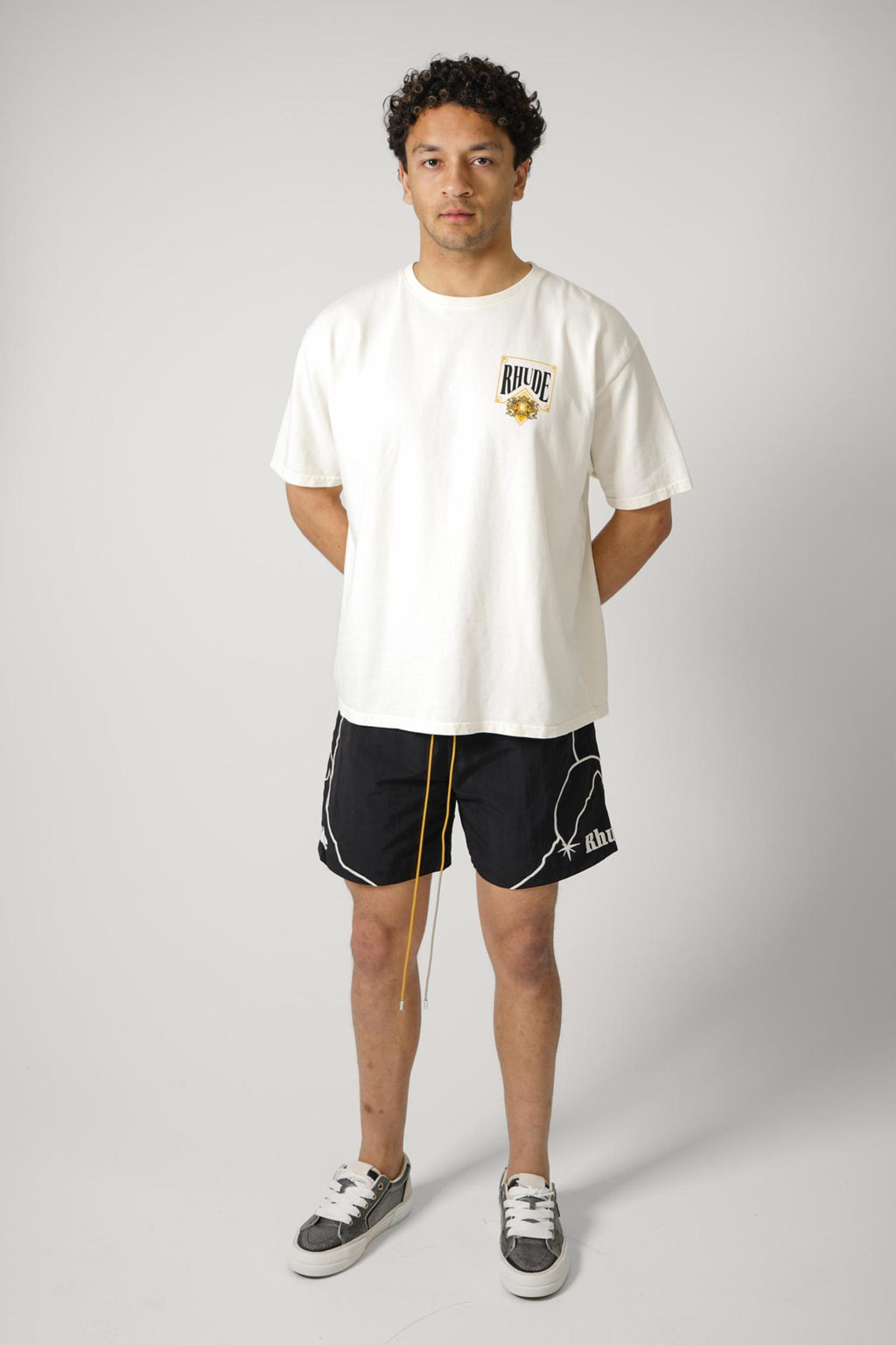 Rhude Moonlight Pisa Short Black/White