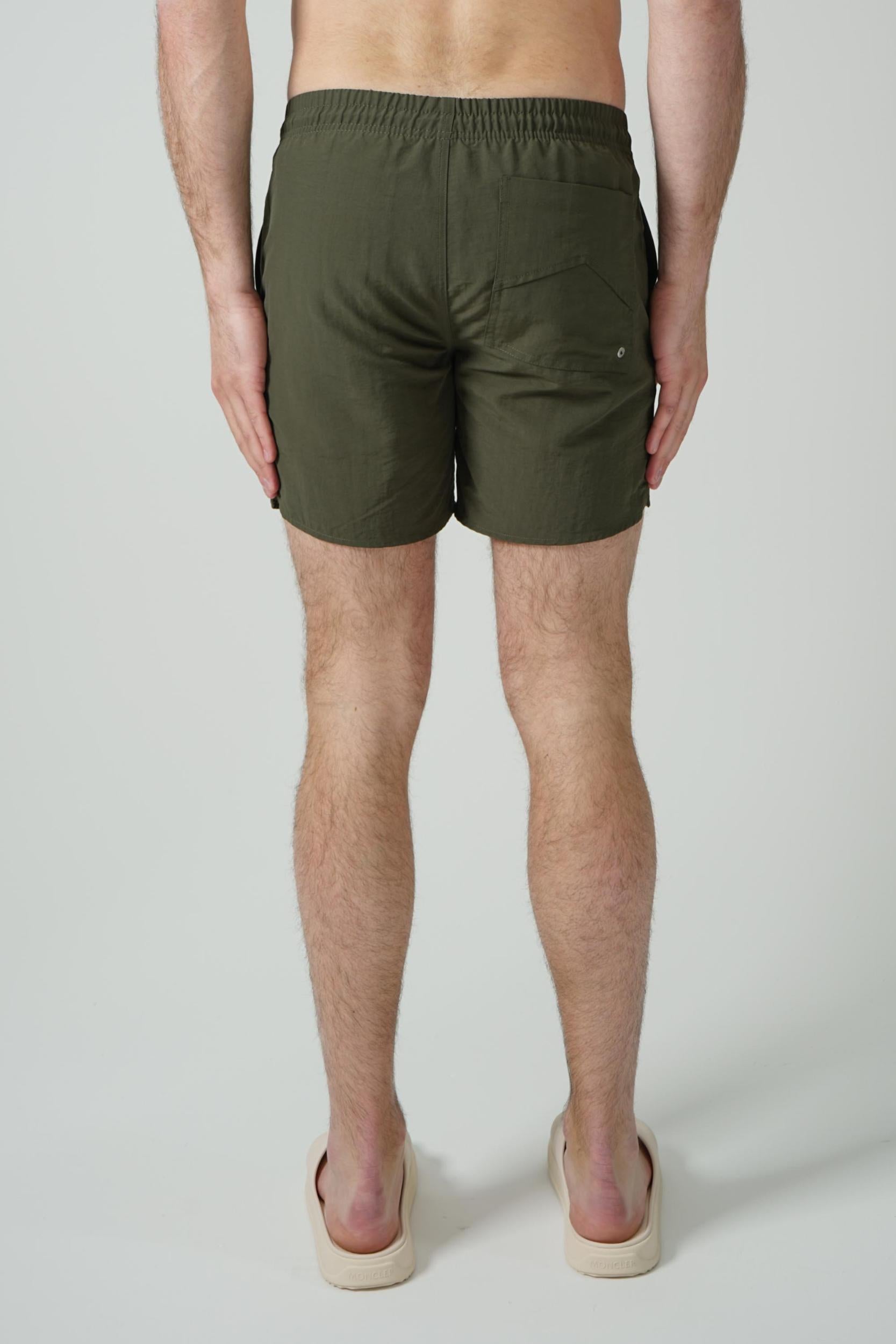 Rhude Radiator Swimming Shorts Moss Green