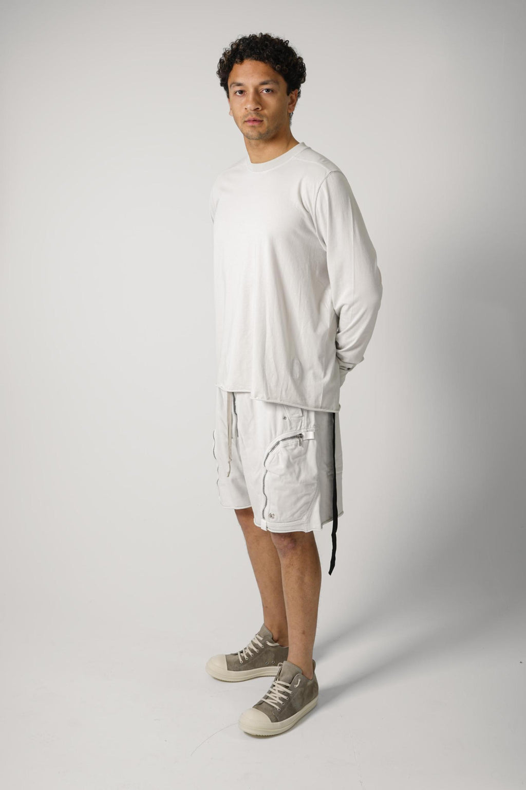 Rick Owens Drkshdw Bauhaus Pods Milk Wash