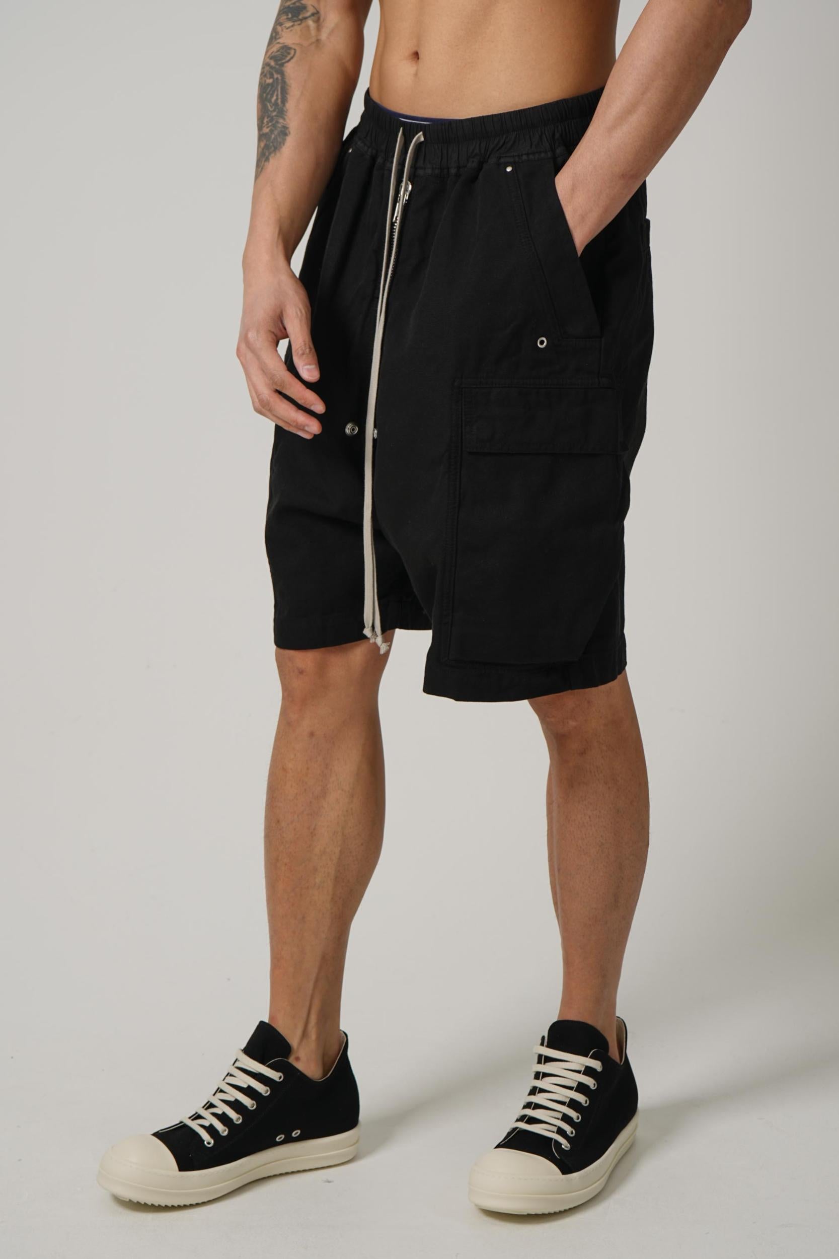 Rick Owens Drkshdw Cargobela Shorts Black