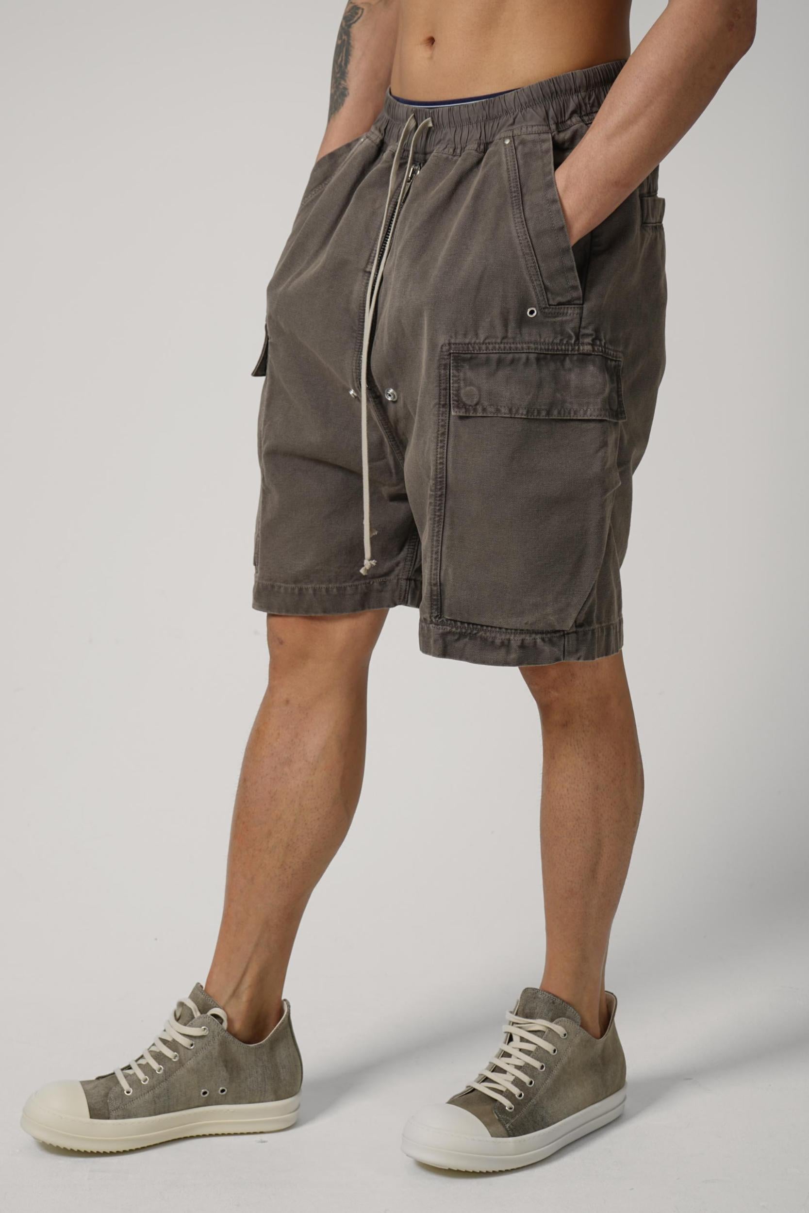 Rick Owens Drkshdw Cargobella Shorts Dust
