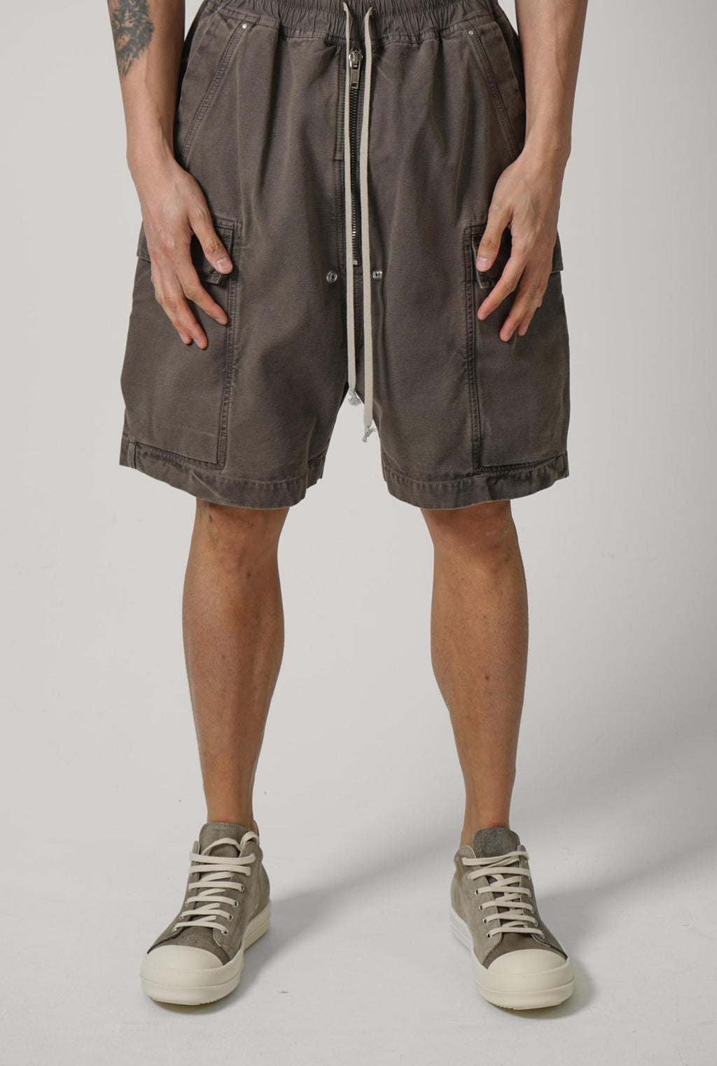 Rick Owens Drkshdw Cargobella Shorts Dust