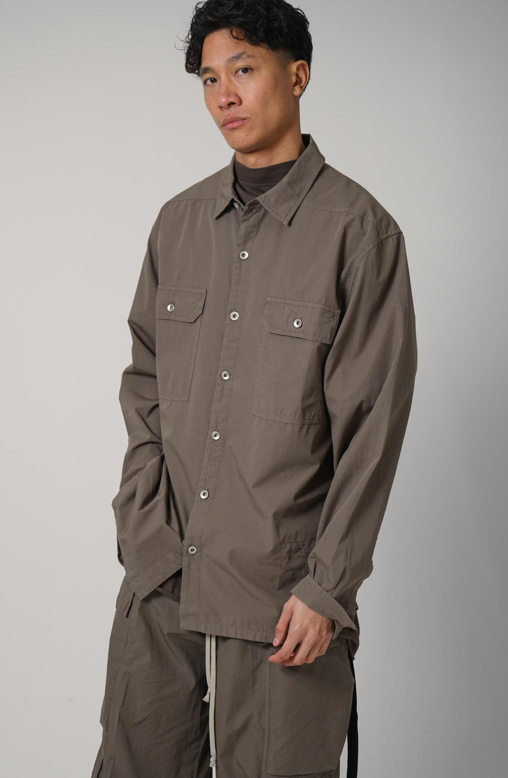 Rick Owens Drkshdw Jumbo Outershirt Dust