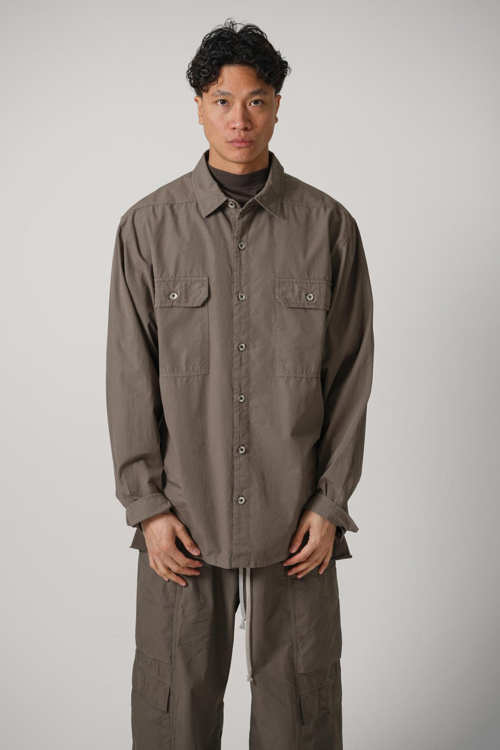 Rick Owens Drkshdw Jumbo Outershirt Dust