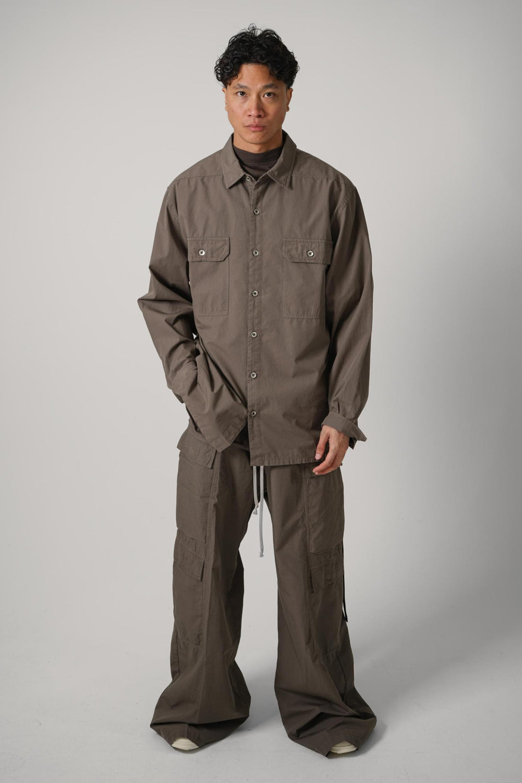 Rick Owens Drkshdw Jumbo Outershirt Dust