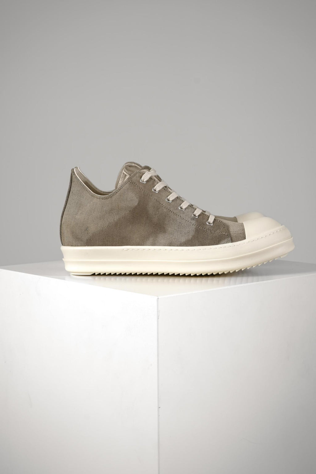 Rick Owens Drkshdw Temple Low Sneakers Dust/Milk/Milk