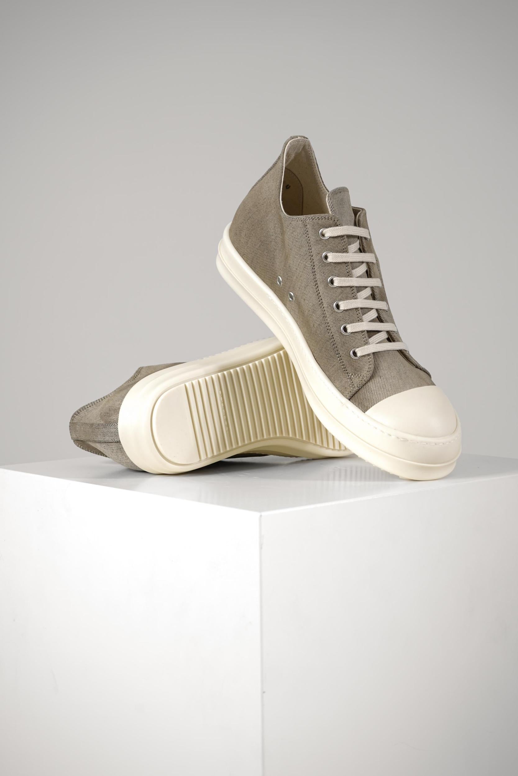 Rick Owens Drkshdw Temple Low Sneakers Dust/Milk/Milk