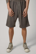 Rick Owens Drkshdw Wide Pusher Shorts Dust
