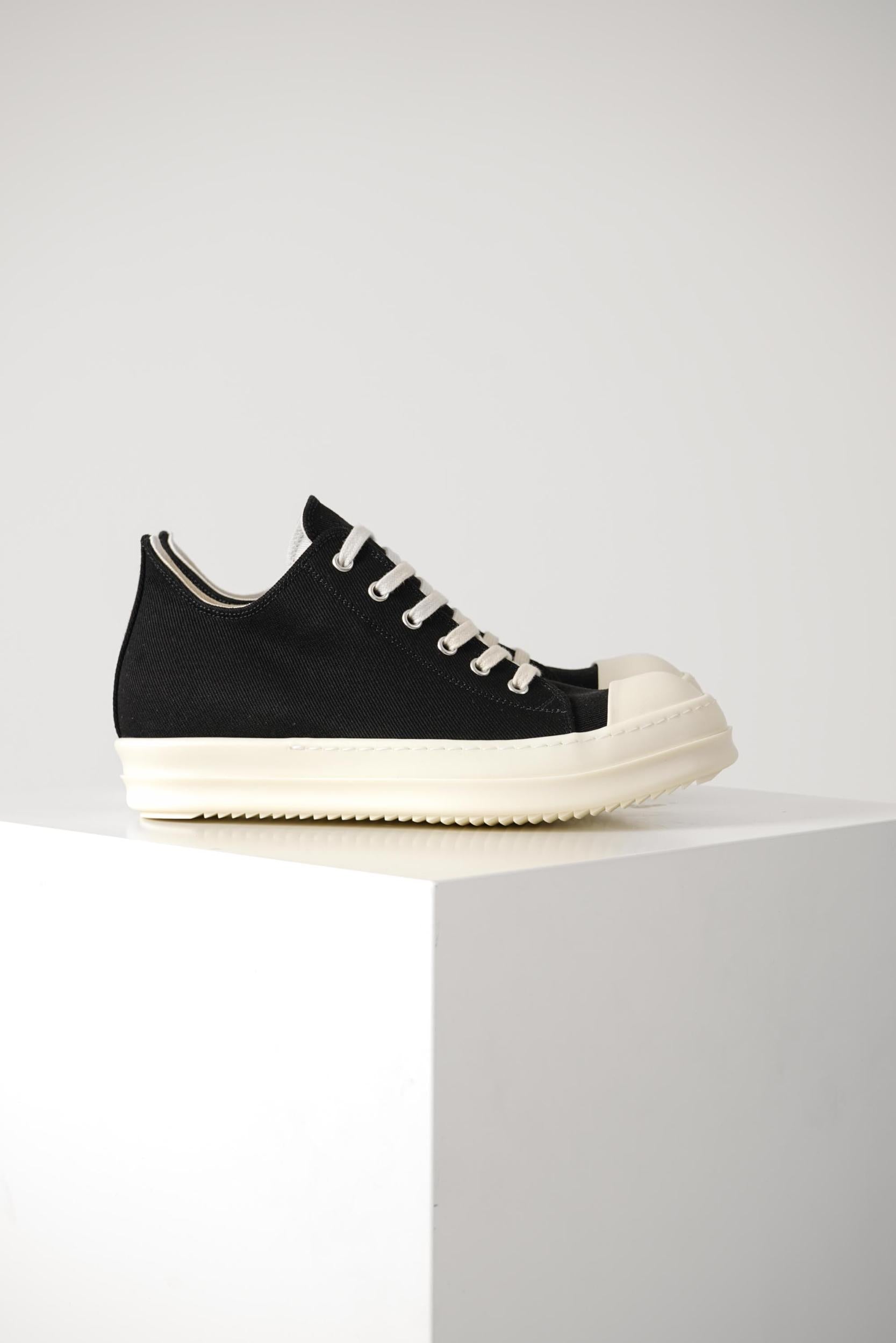 Rick Owens Low Sneaks Black/Milk