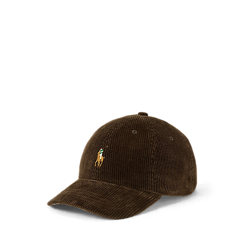 Ralph Lauren Corduroy Ball Cap – Dark Beech